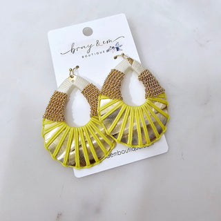 Sunrise Teardrop Earrings