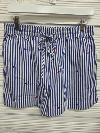 Star Spangled Embroidered Shorts