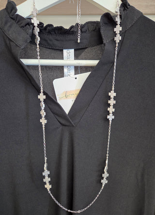 Walk by Faith Cross Necklace