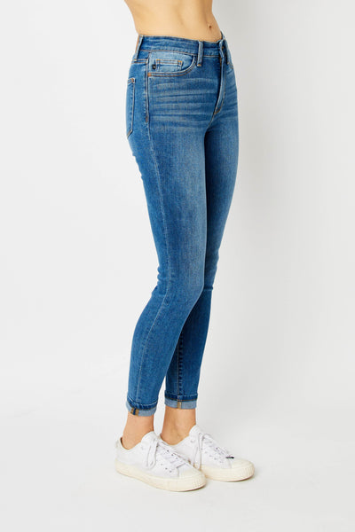 Judy Blue Evolve With Us HW Cuffed Jeans