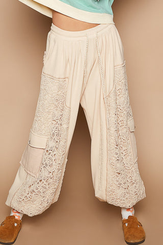 Charming Devine Thermal Crochet Pants