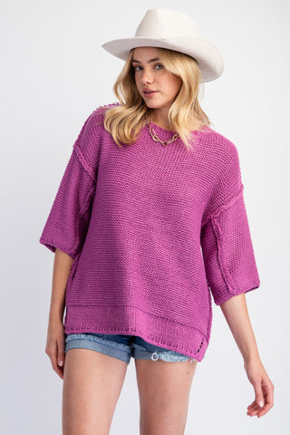 Simply Overjoyed Knit Top