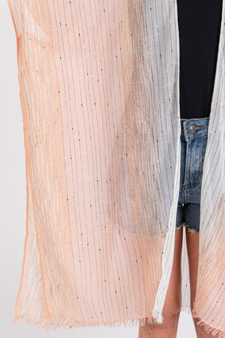 Chic Factor Stripe Kimono