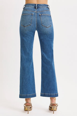 Risen HR Rebel Threads Crop Straight Jeans