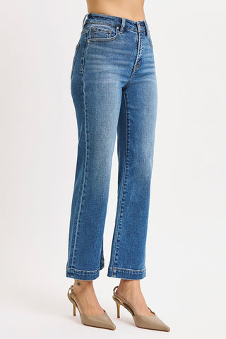 Risen HR Rebel Threads Crop Straight Jeans
