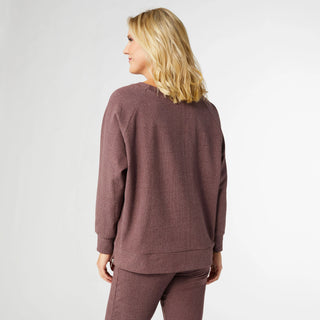 Cozy Embrace Side Zip Top