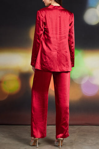 Satin Authority Blazer