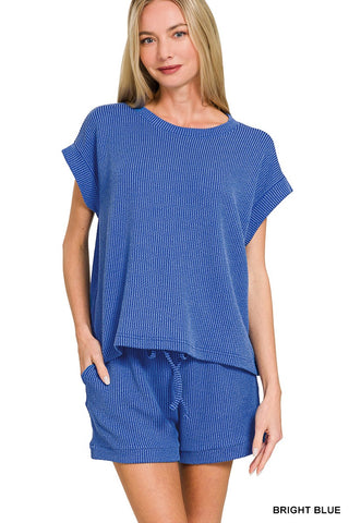 Everyday Agenda Two Piece Ribbed Set