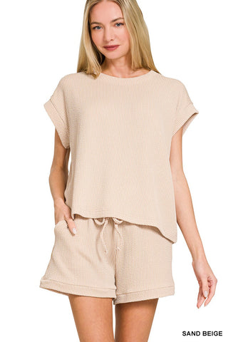 Everyday Agenda Two Piece Ribbed Set