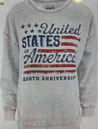 "250 Love" Melange Fleece - Bray and Em Boutique