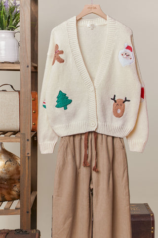 Prancing Pines Holiday Cardigan