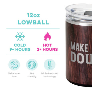 Make Mine A Double Lowball Tumbler (12oz)