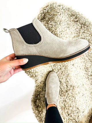 Love You A Latte Boot - Grey Suede