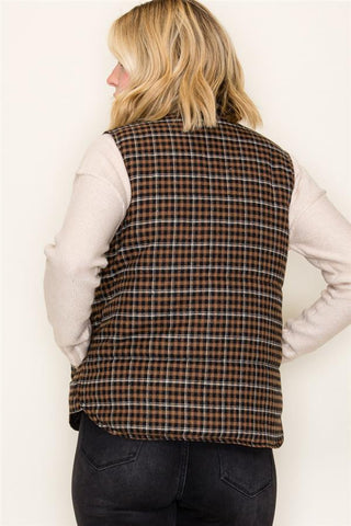 Part Of Your Routine Plaid Vest
