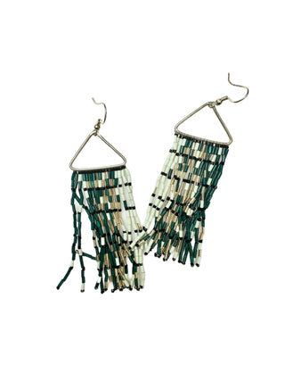 Patricia Mixed Luxe Bead Gradient Fringe Earrings