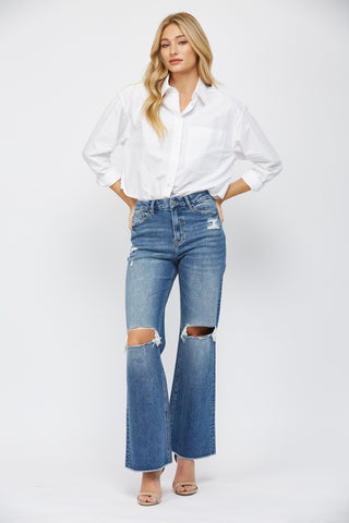 MICA DENIM: The Wide-Leg Essential Jean