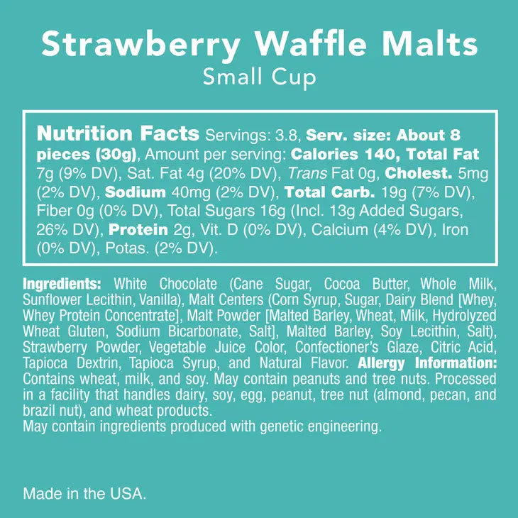 Candy Club Strawberry Waffle Malts