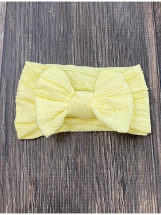 Soft Cable Knit Knot Bow Headbands