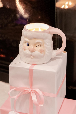 Sweet Grace Santa Mug Candle