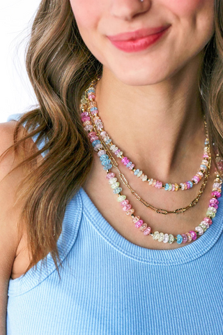 FINAL SALE: Anniversary Crackle Necklace