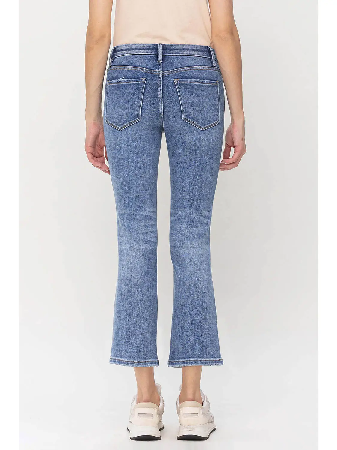 Vervet Everything Goes MR Cropped Flare Jean