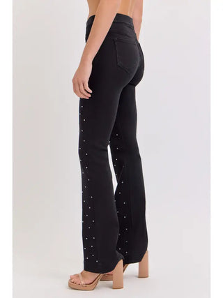 Cello MR Crystal Crush Flare Jeggings
