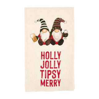 Drinking Funny Holiday Dish Towels