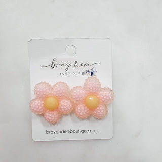 Flower Blossom Stud Earrings