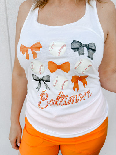 Baltimore Bow and Throw Tank Top