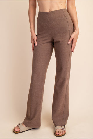 Monte Ribbed Straight Pants