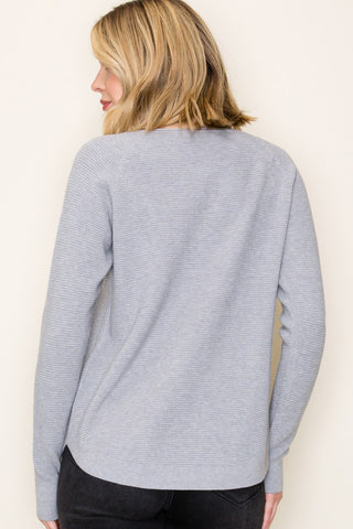 Go-To Dynamite Waffle Textured Sweater