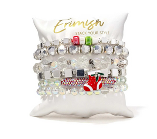 ERIMISH: Mistletoe Bracelet Stack