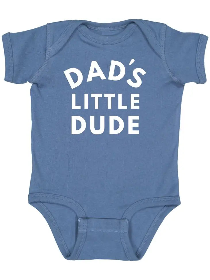 KIDS Dad's Little Dude Bodysuit