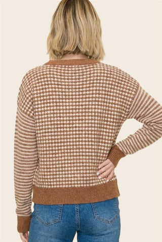Checkmate Cozy Sweater