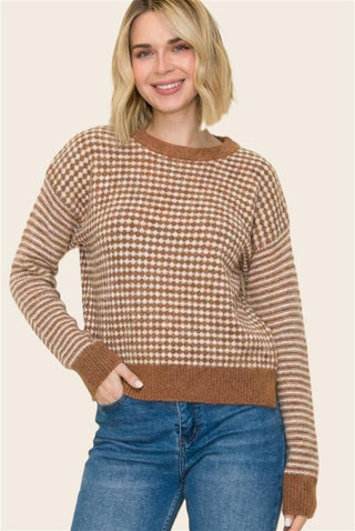 Checkmate Cozy Sweater