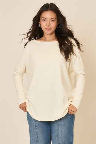 Cozy Willow Boatneck Sweatshirt