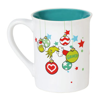 Holiday Resting Grinch Face Mug