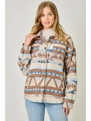 Wild Canyon Aztec Shacket