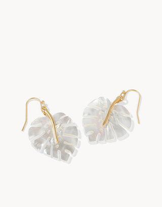 Monstera Earrings