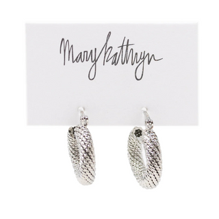 Stunning Grace Textured Hoops