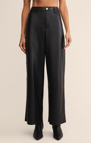 Z-SUPPLY Marli Wide Leg Leather Pants