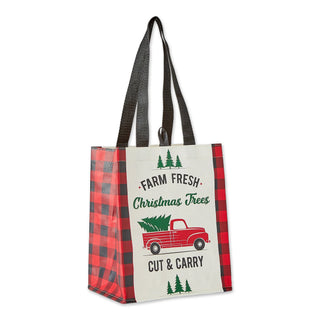 Mini Christmas Truck Reusable Tote