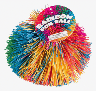 Rainbow Pom Ball