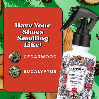 Sole~Pourri Shoe + Foot Odor Spray Cedarwood 10mL