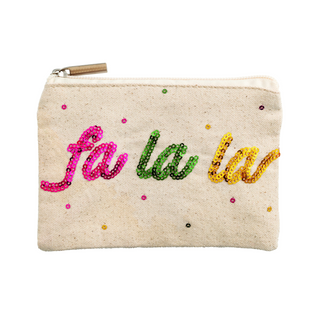 Holiday Sequin Zipper Pouches