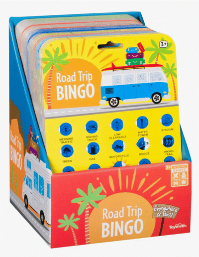 Road Trip Travel Bingo Game