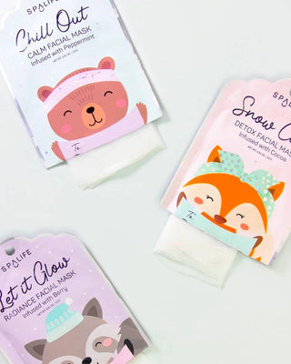 Christmas Holiday Gift Tags Facial Masks Bundle 9 Pack