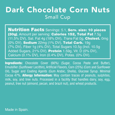 Candy Club Dark Chocolate Corn Nuts