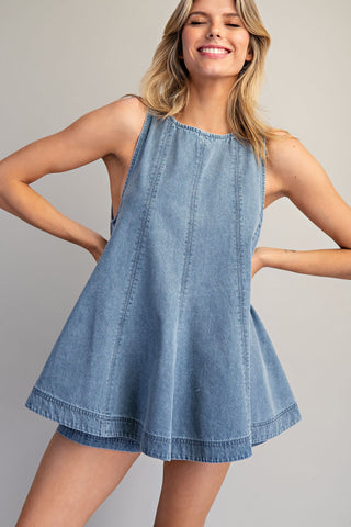 Denim Daze A-Line Top