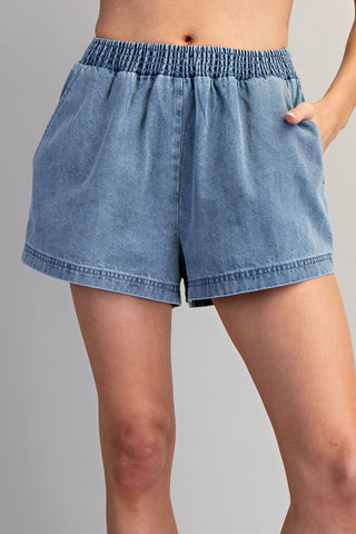 Denim Daze Stretch Shorts